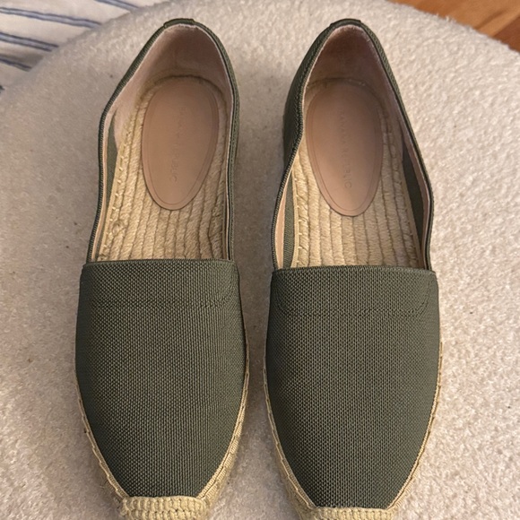 Banana Republic Shoes - Banana Republic Olive Green Espadrille Flats